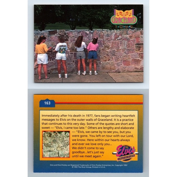 5ct The Elvis Collection and Graceland Tour Collector’s Cards - Picture 6 of 15